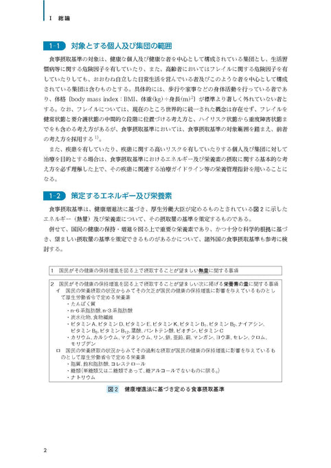 日本人の食事摂取基準（2020年版）